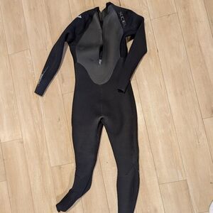 Black Full-Body Wetsuit